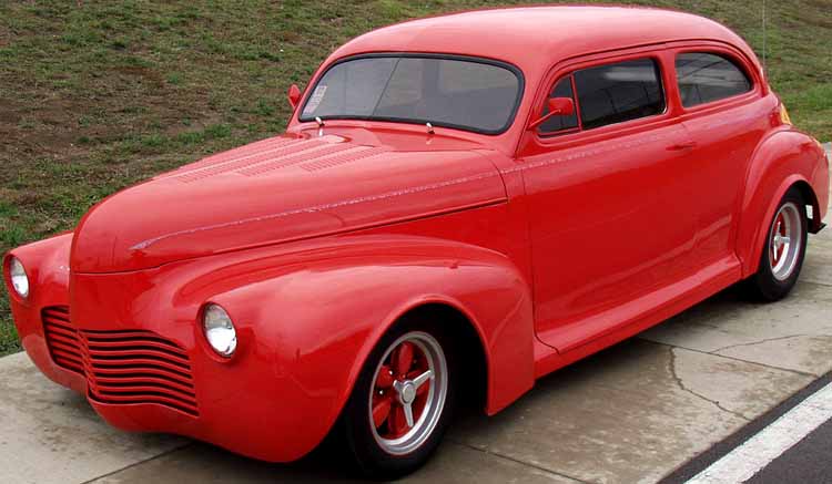 41 Chevy Chopped 2dr Sedan